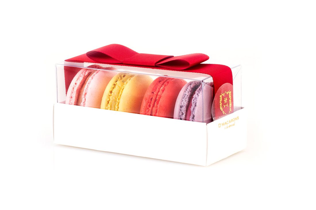 Caixa com 4 macarons