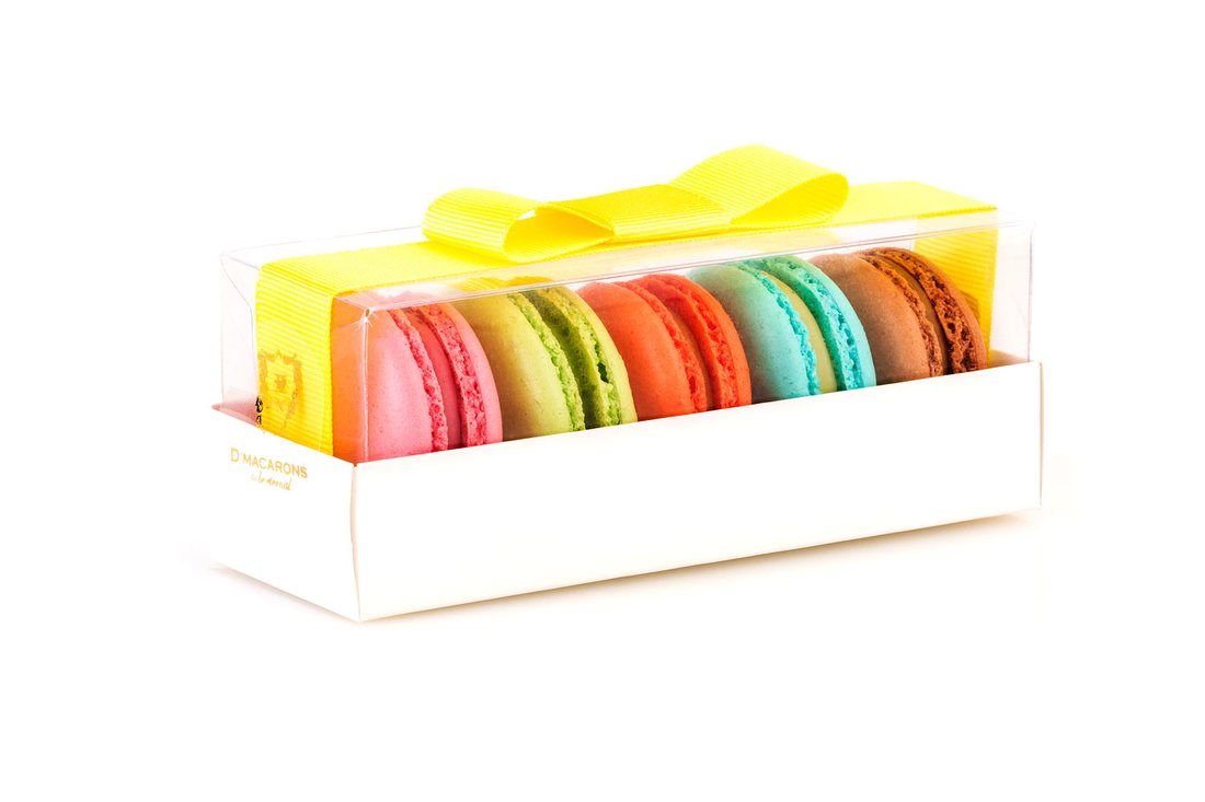 Caixa com 5 macarons