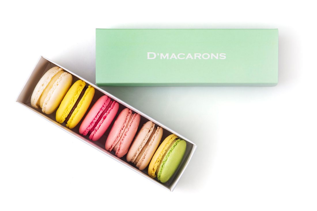 Caixa com 6 macarons