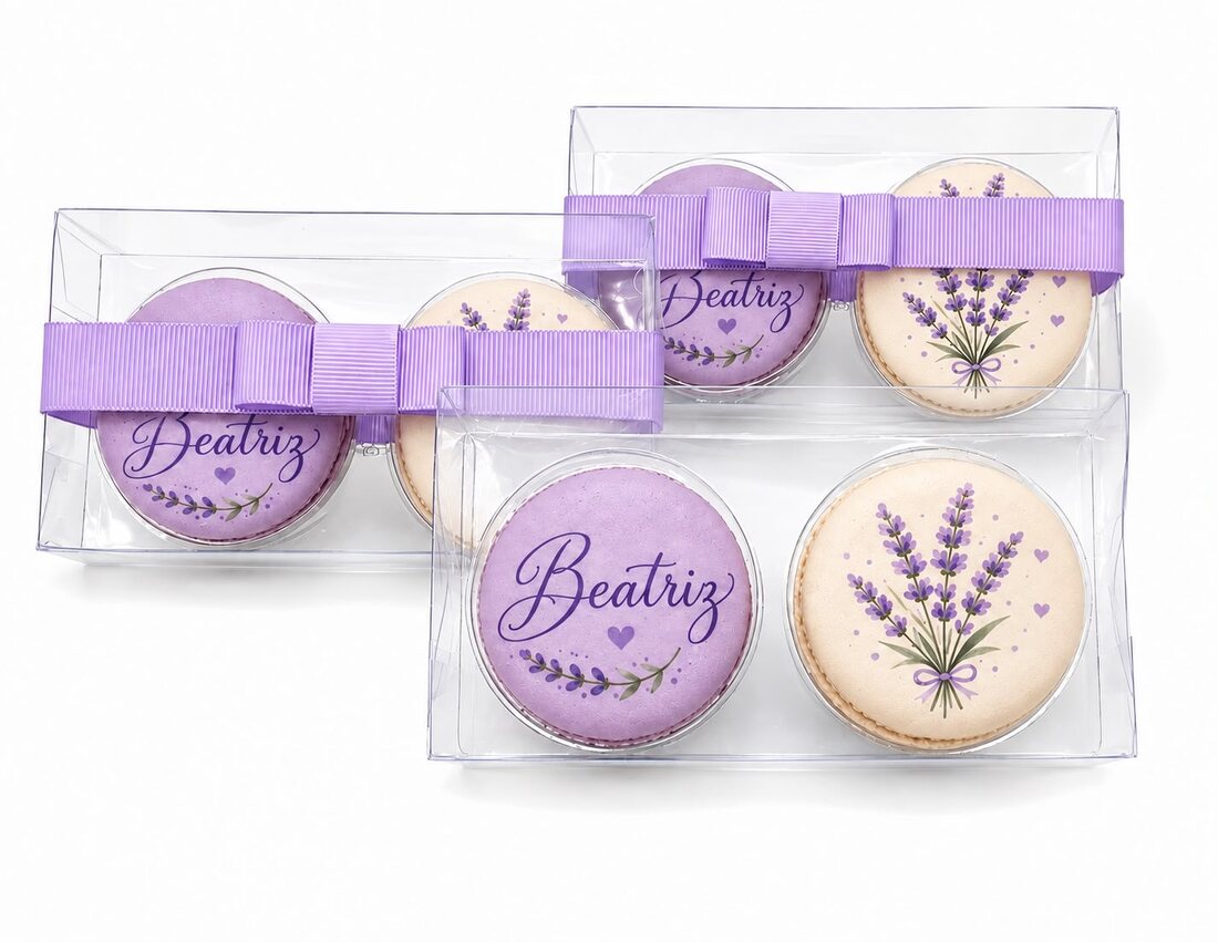 Caixa com 2 Macarons Art